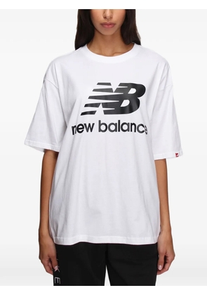New Balance Essentials Stacked Logo T-shirt - White