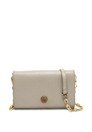 Tory Burch pre-owned Robinson chain wallet - Grey