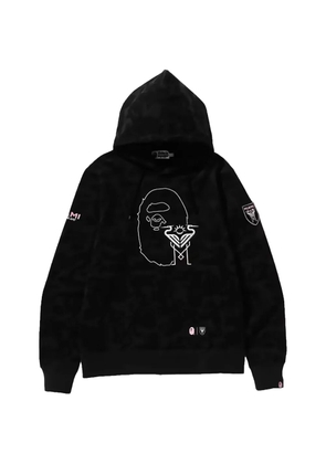 A BATHING APE® x Inter Miami CF camo-print hoodie - Black