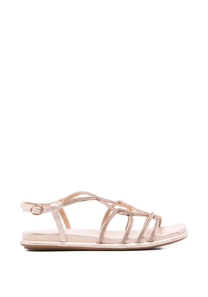 ALMA EN PENA crystal-embellished caged sandals - Pink