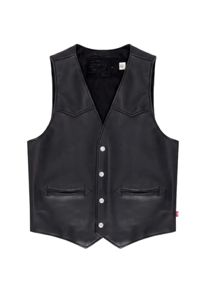 Denim Tears Tracy’s King Tut leather waistcoat - Black