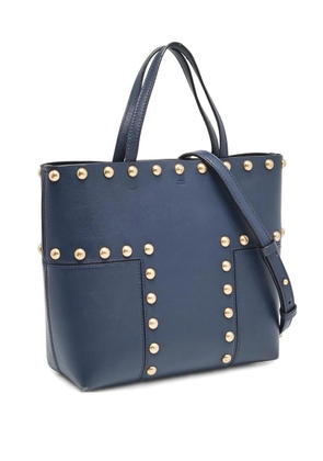 Tory Burch mini Block-T stud tote bag - Blue