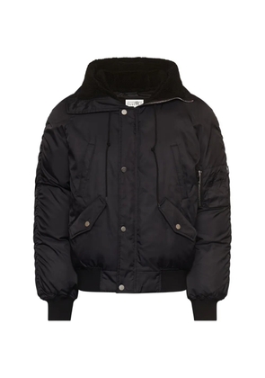 MM6 Maison Margiela hooded bomber jacket - Black