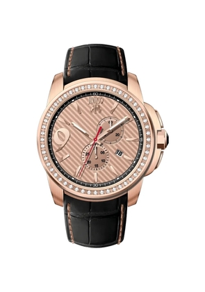 JIVAGO Gliese crystal-embellished 43mm watch - Pink