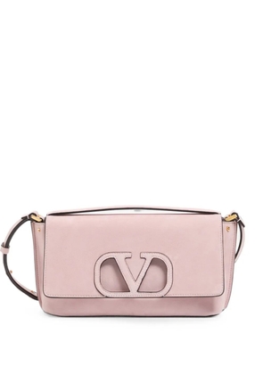 Valentino Garavani Fill Me suede shoulder bag - Pink