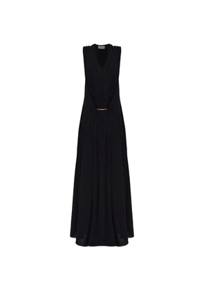 Sportmax Fervida draped sleeveless dress - Black