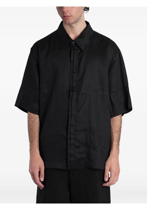 ENTIRE STUDIOS linen shirt - Black