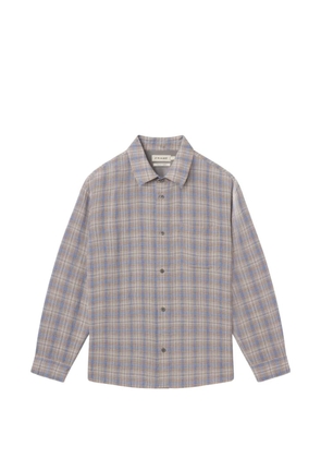 FRAME check-pattern long-sleeve shirt - Neutrals