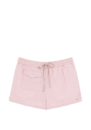 Valentino Garavani check pattern shorts - Pink