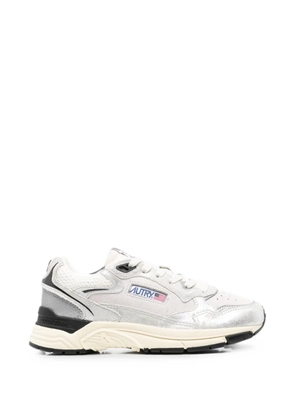 Autry Hyperway panelled leather sneakers - Silver