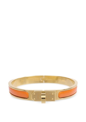 Hermès Pre-Owned Mini Clic Kelly enamel bracelet - Gold