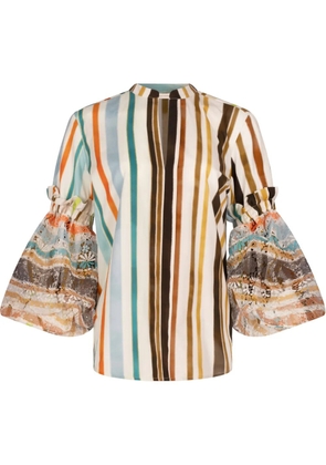 Silvia Tcherassi Nuru blouse - Blue