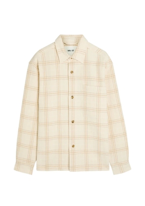 NN07 checked shirt - Neutrals