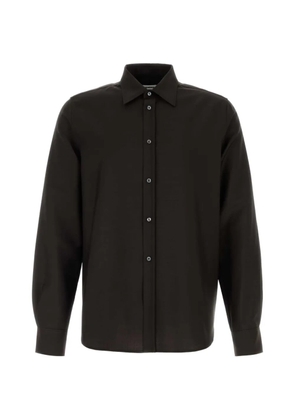Jil Sander long-sleeve button-up shirt - Brown