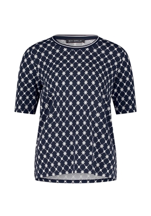 Betty Barclay geometric-print T-shirt - Blue