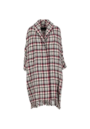 Ermanno Scervino Vintage houndstooth-pattern single-breasted coat - Neutrals