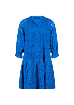 Betty Barclay broderie-anglaise tiered dress - Blue