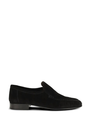 The Row Soft Mocassin Two loafers - Black
