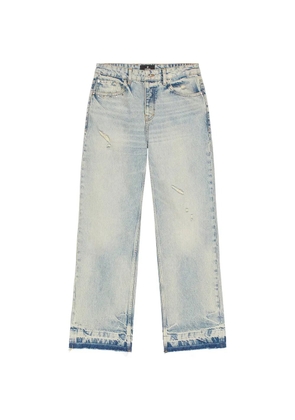 Represent stud-embellished distressed jeans - Blue