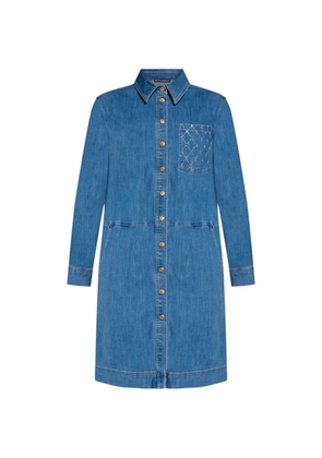 Betty Barclay embellished-pocket long-sleeve dress - Blue