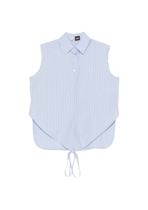 LOEWE x Paula's Ibiza striped sleeveless shirt - Blue