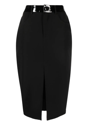 LIU JO front-slit pencil skirt - Black