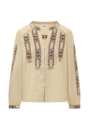 Ba&Sh Faustina embroidered blouse - Yellow