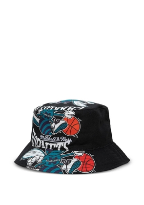 Mitchell & Ness x NBA Hardwood Classics Charlotte Hornets bucket hat - Black