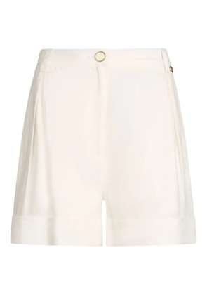 LIU JO Ramie shorts - White