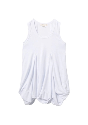 Comme Des Garçons puffball-hem vest - White