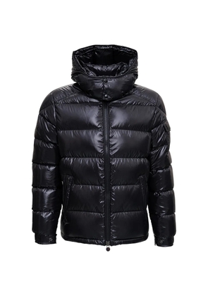 Moncler quilted hooded jacket - Black
