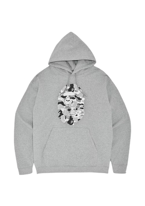 A BATHING APE® x New Balance Ape Head logo-print hoodie - Grey