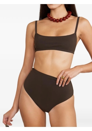 LIDO Undici high-waisted bikini - Brown