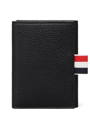 Thom Browne soft pebble grain trifold wallet - Black