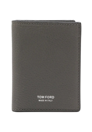 TOM FORD grainy leather cardholder - Brown