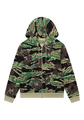 Denim Tears camouflage-print hoodie - Green