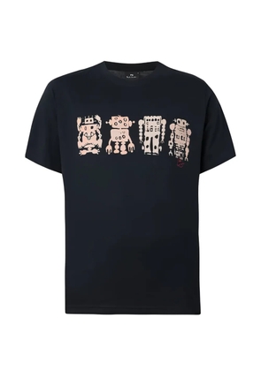 Paul Smith robot-print T-shirt - Blue