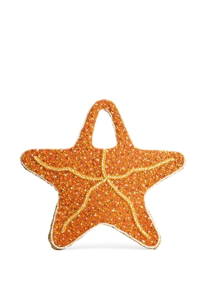 Simon Miller beaded-starfish tote bag - Orange