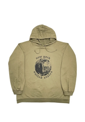Raf Simons Redux AW01 New York hoodie - Neutrals