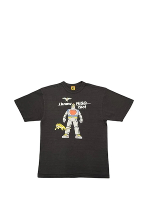 Human Made x I Know Nigo Too graphic-print T-shirt - Grey