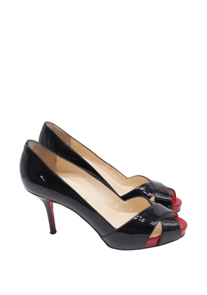 Christian Louboutin Pre-Owned Shelley 90 peep-toe pumps - Black