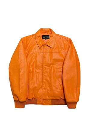 SP5DER logo-detail jacket - Orange