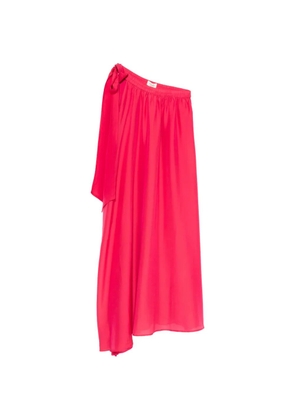 PSOPHIA one-shoulder bow-detail dress - Pink