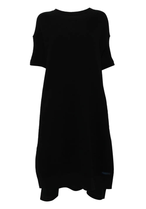 Yohji Yamamoto side-slit midi dress - Black