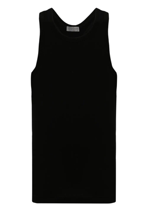 Yohji Yamamoto X Running cotton tank top - Black