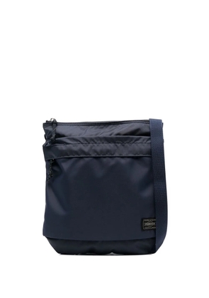 Porter-Yoshida & Co. logo-patch shoulder bag - Blue