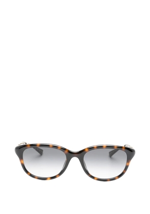 Gucci Eyewear Bamboo tortoiseshell-effect sunglasses - Brown