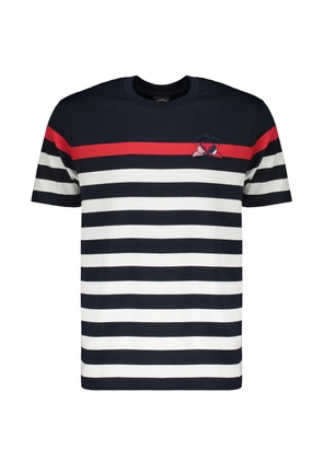 Paul & Shark logo-embroidered T-shirt - Blue