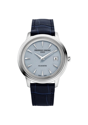 Frederique Constant Classics Moneta Solarmetre 39mm watch - Blue