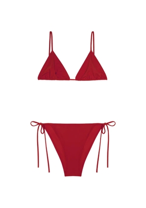 LIDO Venti triangle-cup side-tie bikini - Red